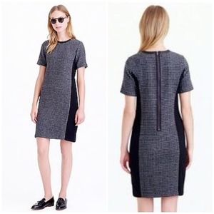 J. Crew mixed houndstooth shift dress